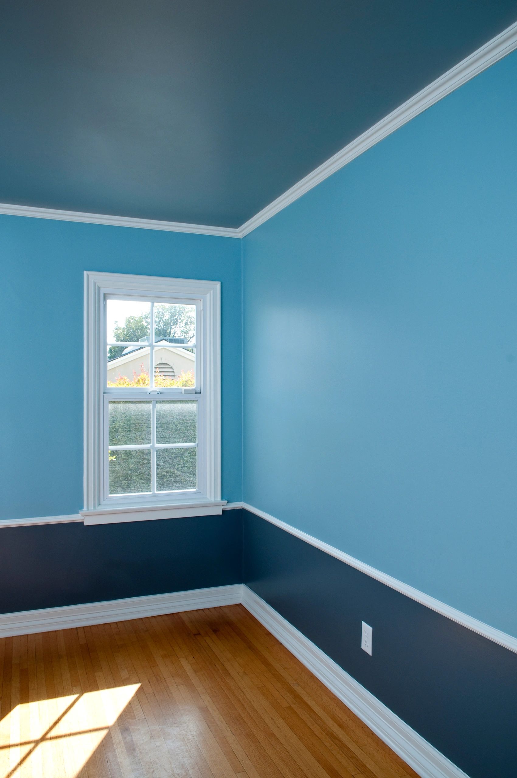 Professional painter finishing a home interior